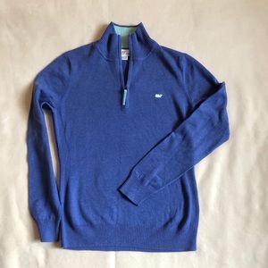 Vineyard Vines quarter zip sweater.
